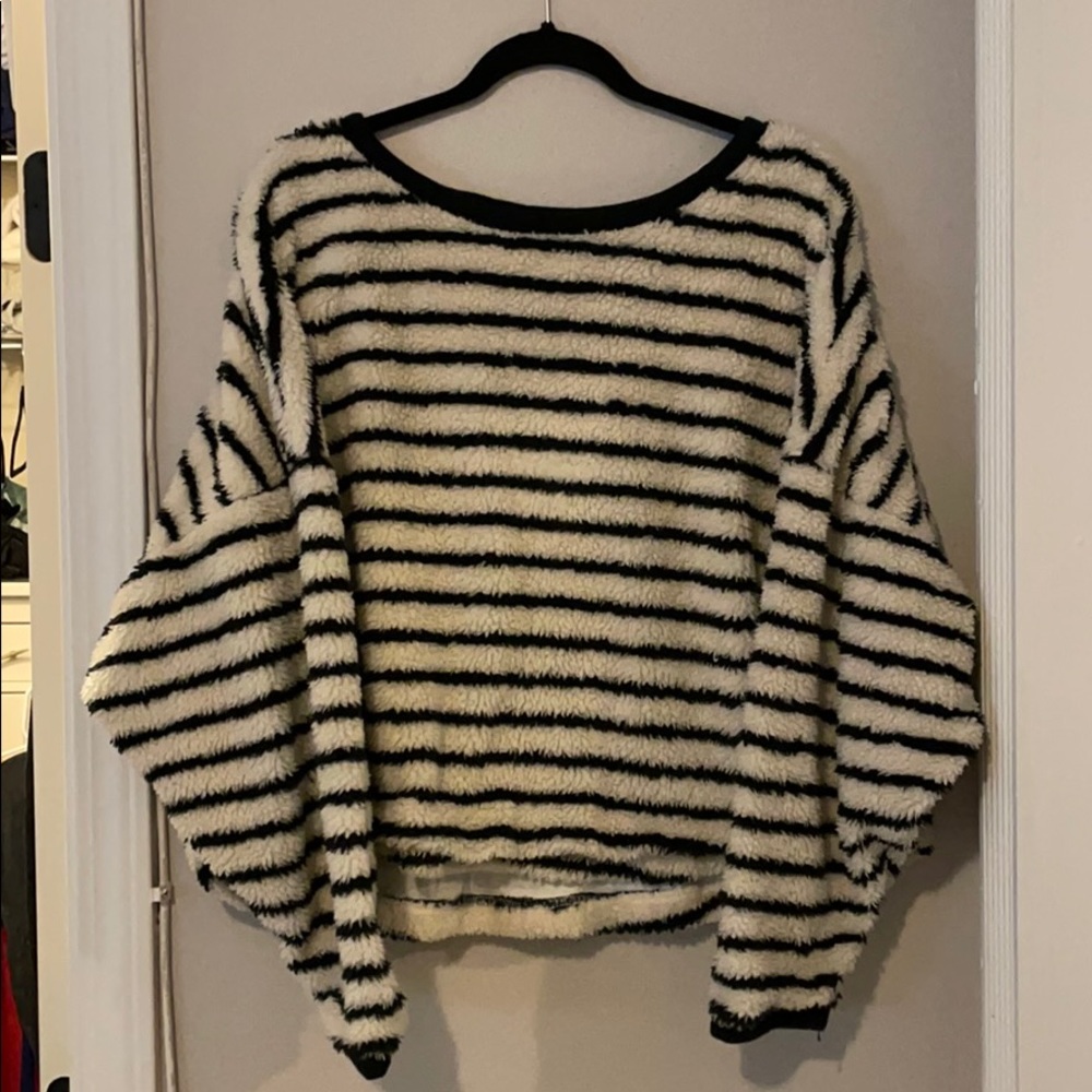 FREE PEOPLE BRETON STRIPED  SWEATER
